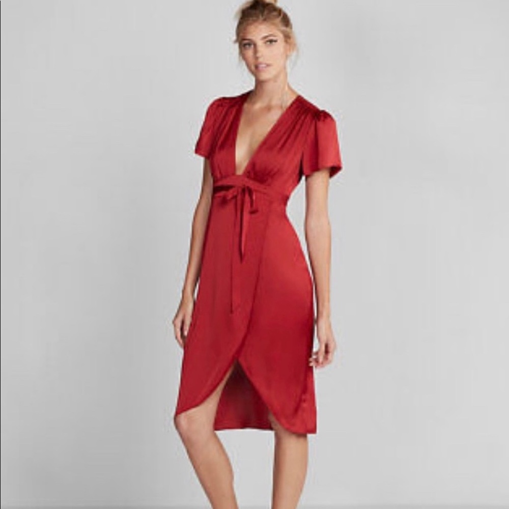 Stunning red festive dress